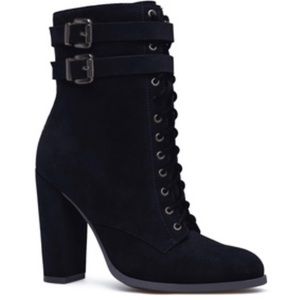 ShoeDazzle “Gretchen Military” Booties